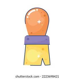 paint brush tool isolated icon