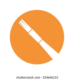 paint brush tool isolated icon vector illustration design