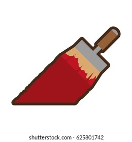 paint brush tool isolated icon