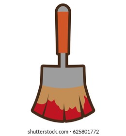 paint brush tool isolated icon