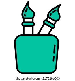 paint brush with transparent background