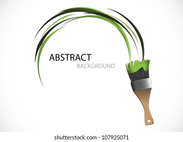 Paint brush. Vector. Clip-art