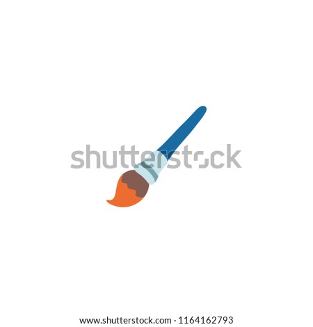 Paint brush vector flat icon