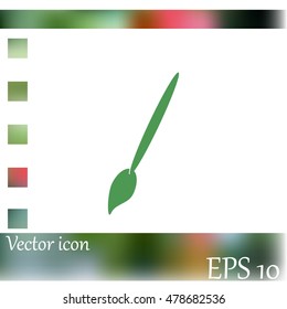 Paint brush vector icon