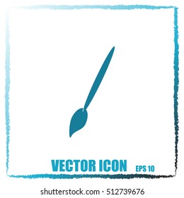 Paint brush vector icon