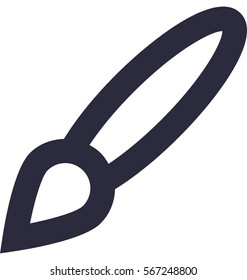 Paint Brush Vector Icon