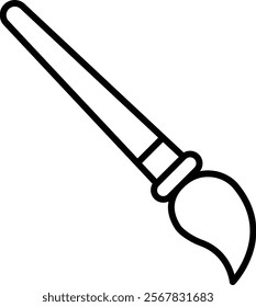 Paint Brush vector icon. Can be used for printing, mobile and web applications.