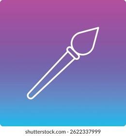 Icono de Vector de pincel de pintura. Se puede utilizar para aplicaciones de impresión, móviles y de Web.