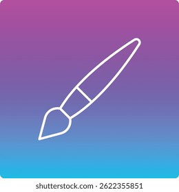 Paint Brush vector icon. Can be used for printing, mobile and web applications.