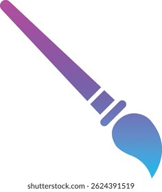 Paint Brush, Vektorsymbol. Kann für Druck-, Mobil- und Web-Anwendungen verwendet werden.