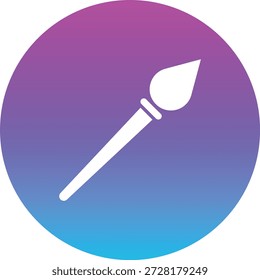 Paint brush vector icon. Can be used for printing, mobile and web applications.