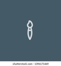 Paint Brush vector icon. Paint Brush concept stroke symbol design. Thin graphic elements vector illustration, outline pattern for your web site design, logo, UI. EPS 10.