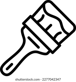 Paint brush Vector Icon Design Illustration