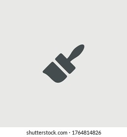Paint brush vector icon illustration sign