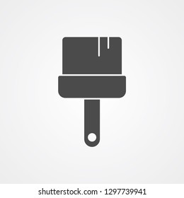 Paint brush vector icon sign symbol