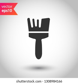 Paint brush vector icon. Paint brush sign. EPS 10