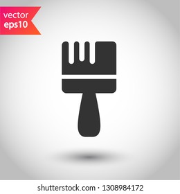 Paint brush vector icon. Paint brush sign. EPS 10
