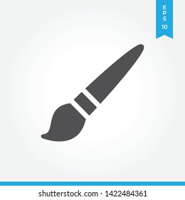 Paint brush vector icon, simple sign for web site and mobile app.