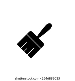 Paint brush vector icon, simple flat black trendy style illustration for web and app..eps