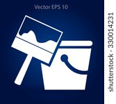 paint brush vector illustration