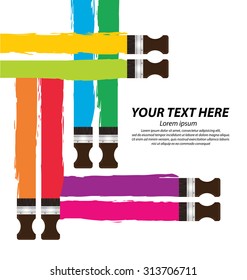 Paint brush. vector Illustration.