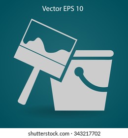 paint brush vector illustration