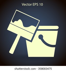 paint brush vector illustration