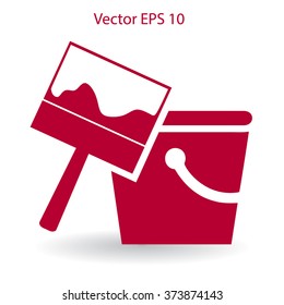 paint brush vector illustration