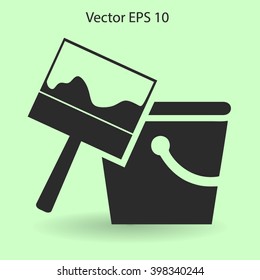 paint brush vector illustration