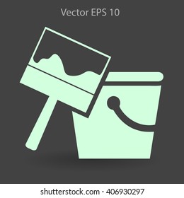 paint brush vector illustration