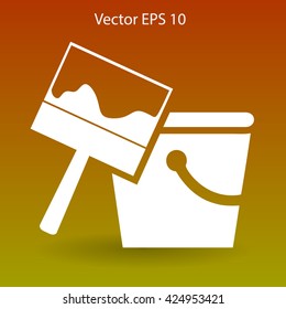 paint brush vector illustration