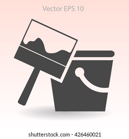 paint brush vector illustration