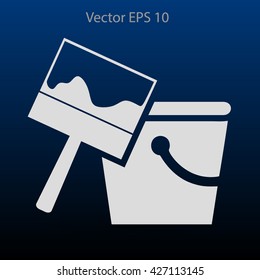 paint brush vector illustration