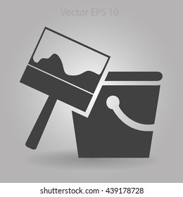 paint brush vector illustration
