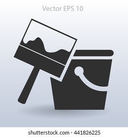 paint brush vector illustration