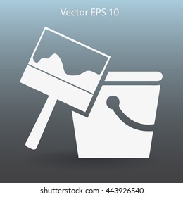 paint brush vector illustration