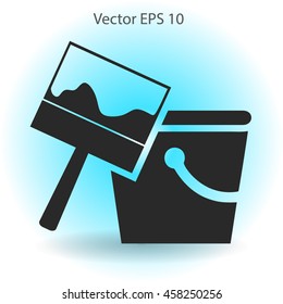 paint brush vector illustration