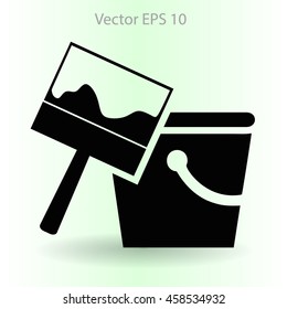paint brush vector illustration