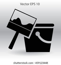 paint brush vector illustration