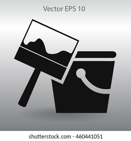 paint brush vector illustration