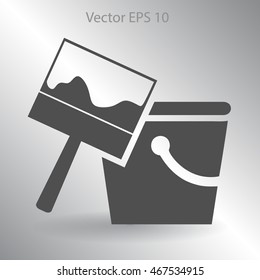 paint brush vector illustration