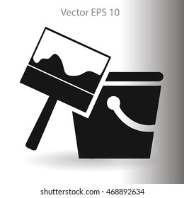 paint brush vector illustration