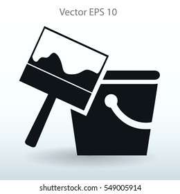 paint brush vector illustration