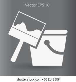 paint brush vector illustration