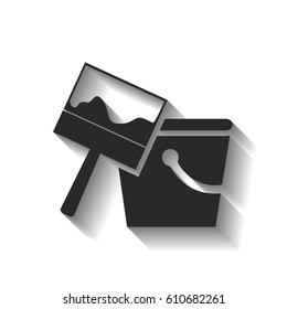 paint brush vector illustration