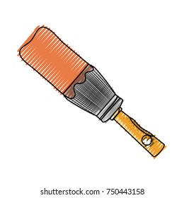 paint brush vector illustration