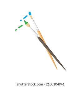 plantilla de diseño de ilustración de vector de pincel