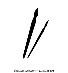 Paint brush vector illustration. Brush icon