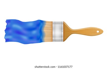 paint brush vector illustration isolated on background