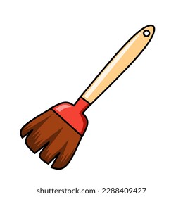paint brush vector illustration white background 